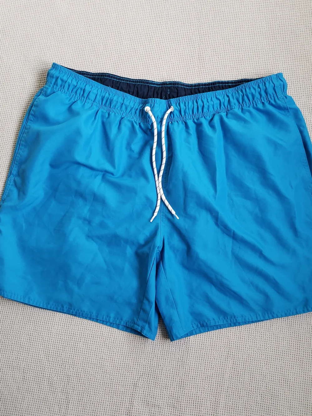 St. John's Bay Men's  Bright Blue Swim Trunks with‎ Drawstring XXL
